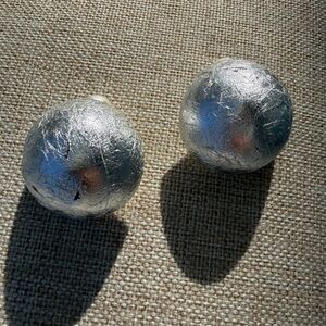 Khoi Silver Earrings with scuffs